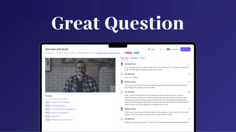 From Insight to Impact: Backing Great Question’s Mission to Redefine User Research